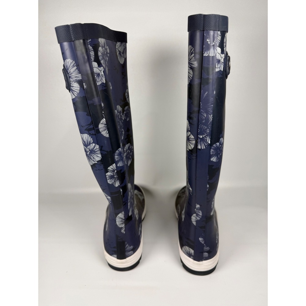 Helly Hansen Veierland 2 Graphic Tall Rain Boots Navy Floral Women's‎ US 8 - Picture 5 of 9